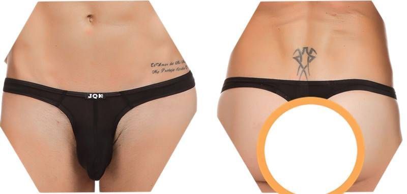 Męskie Mini Stringi Przeźroczyste - Push UP - L