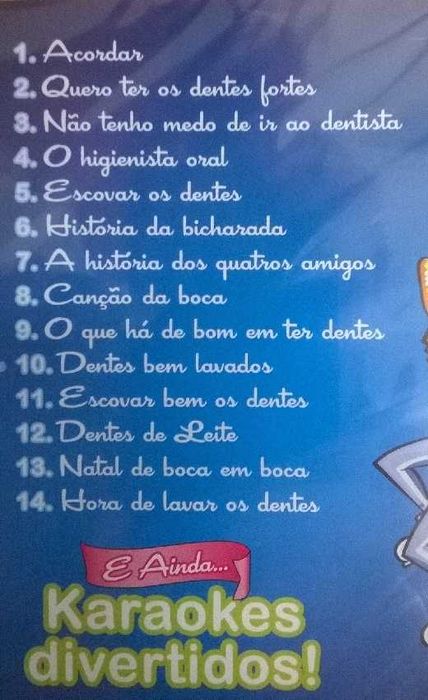 CD E se a minha escova cantasse?