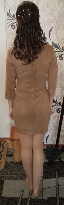 Продам трендову коричневу сукню