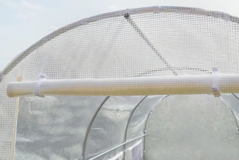 ЗНИЖКИ Садова теплиця парник 10 м² (4×2,5×2 м) оцинкована з UV прозора