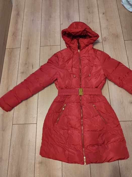 Płaszcz zimowy cieplutki kurtka zimowa M