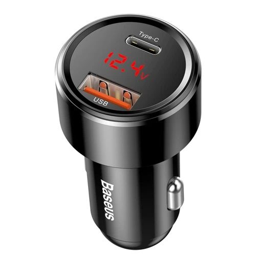Автомобільний зарядний пристрій Baseus Magic Series PPS with digital display 45W