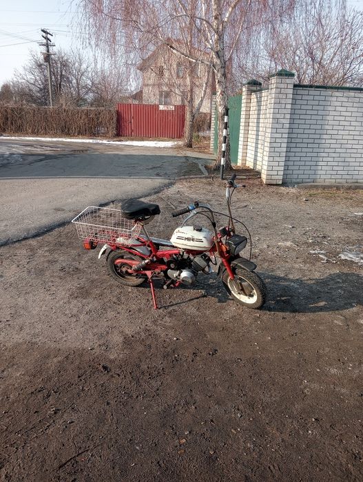 Мини мопед Рига  на ходу