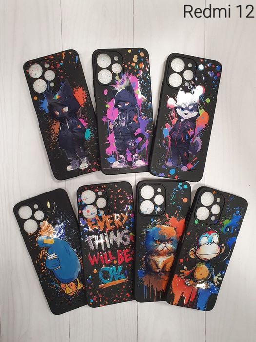 Чохол Силікон Бампер Накладка Xiaomi Redmi 12 C Note 12 s Чехол редми
