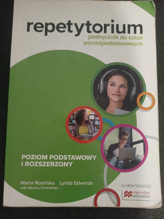 Repetytorium do języka angielskiego.Podręcznik do szkół ponadpodstawowych. Poziom  podstawowy i rozszerzony.