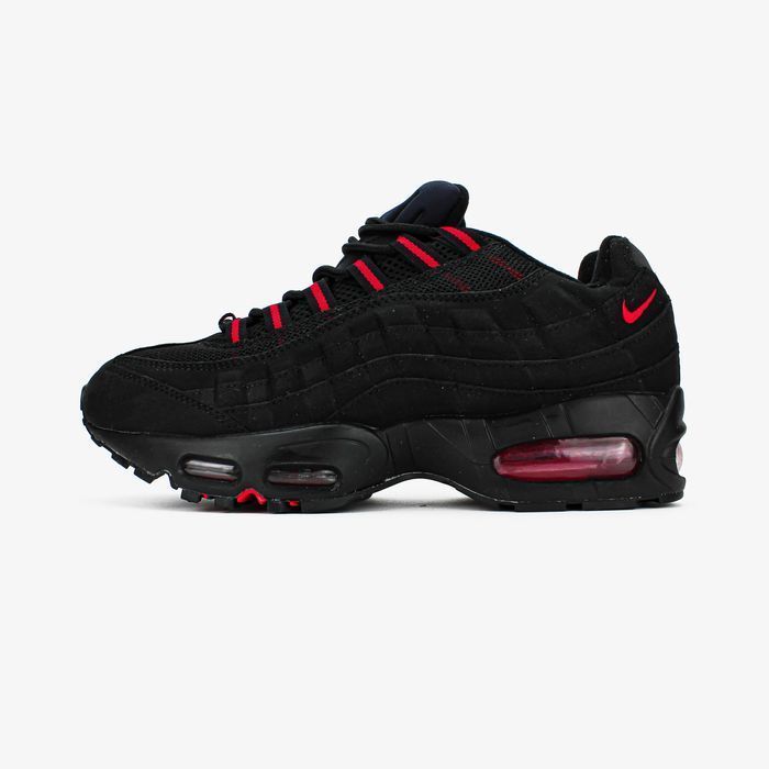 Мужские кроссовки Nike Air Max 95 GS "Black/Red" Premium. 41-45