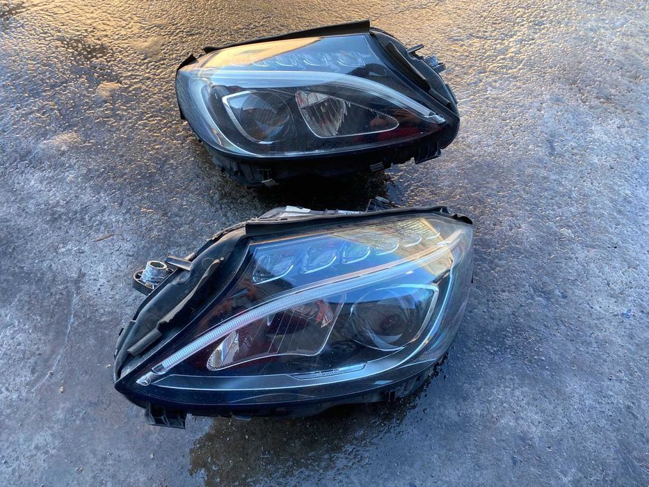 Передние фары Mercedes C Klass W 205, Фара C220 Фари Мерседес 220 В205