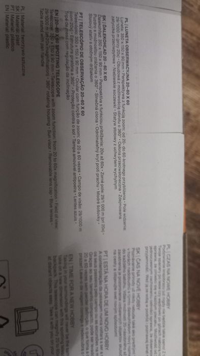 Luneta obserwacyjna teleskopowa Nowa