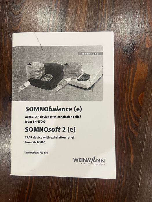 CPAP апарат для лікування храпу, SOMNOsoft 2