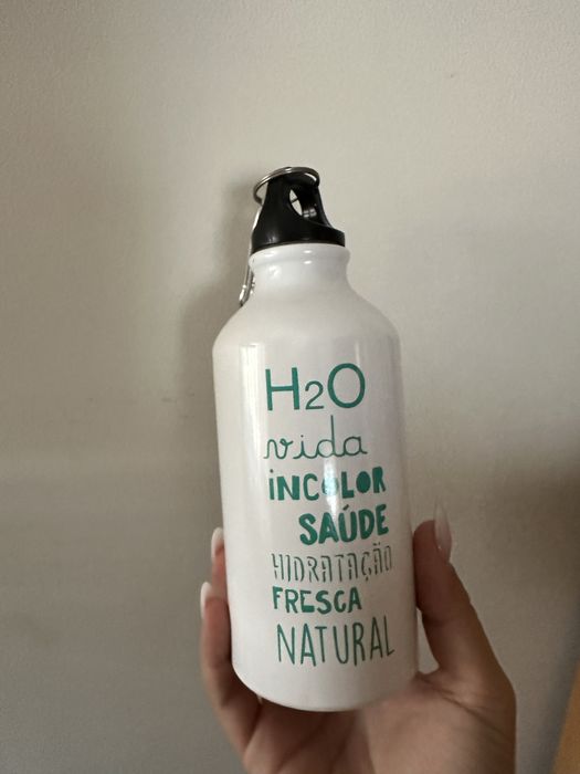 Garrafa térmica branca