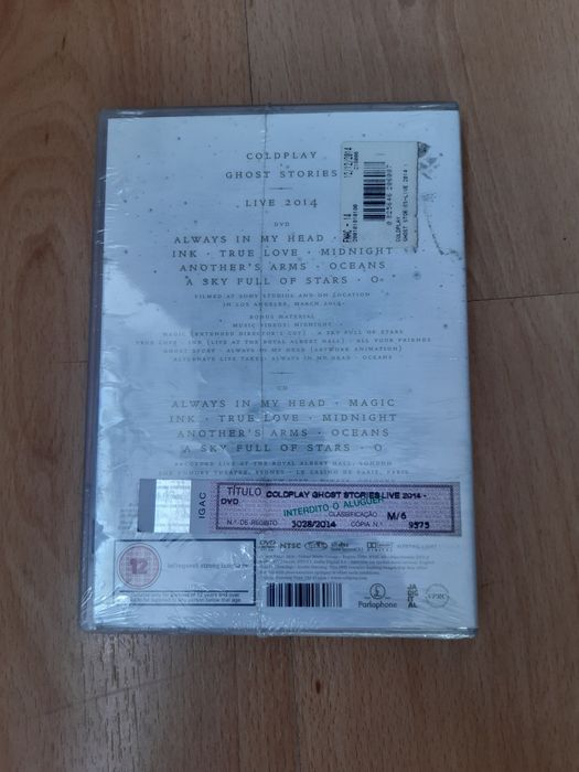 DVD Coldplay novo. Selado