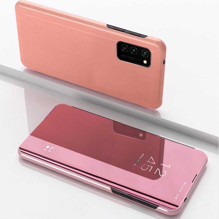 Etui z klapką do Samsung Galaxy A15 4G, A15 5G kolor: różowy