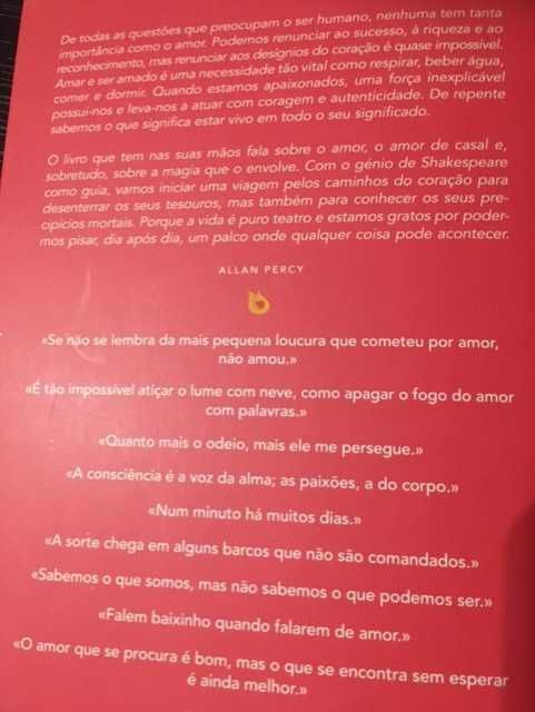 Livro “Como sabes que é amor” de Allan Percy