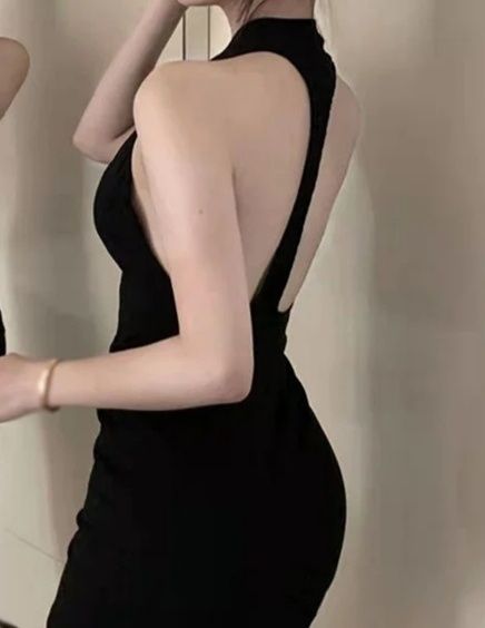 Sukienka czarna mini obcisła rozmiar S