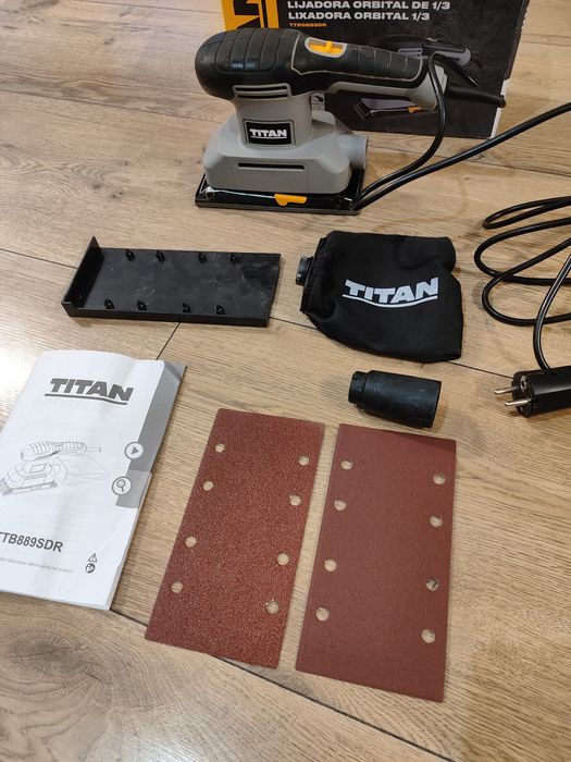 Szlifierka oscylacyjna Titan 200wat, regulacja obrotów, 24r