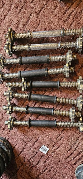 Gryfy 10szt grafiki siłownia hantle hantelki