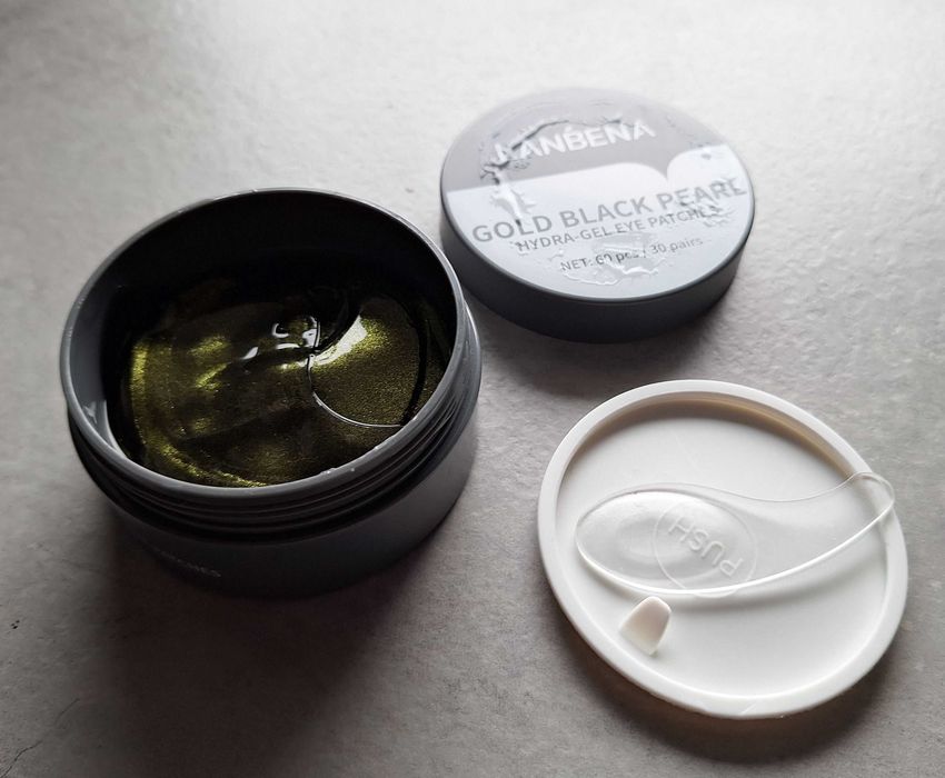 Hydrożelowe płatki pod oczy LANBENA Gold Black Pearl