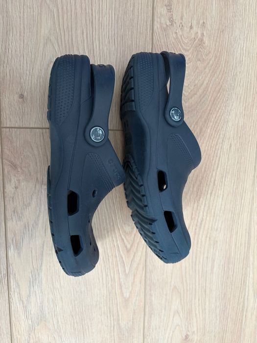 Crocs 38/39 24 cm granatowe chodaki
