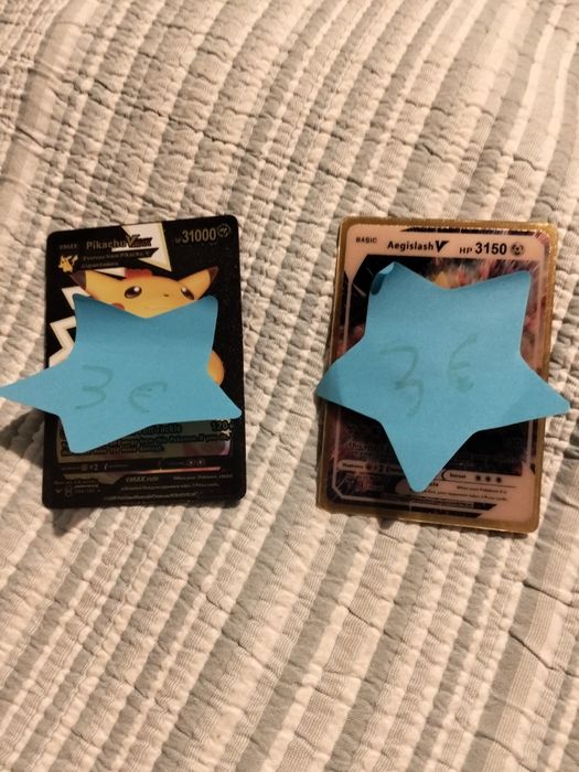 Cartas Pokémon em bom estado
