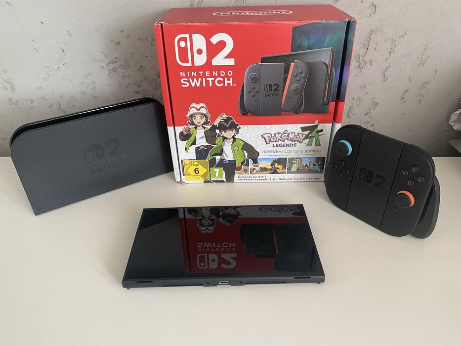 Nintendo Switch 2 + gra Pokémon – jak nowy!