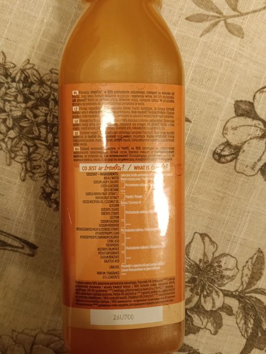 Szampon Garnier Fructis Papaya