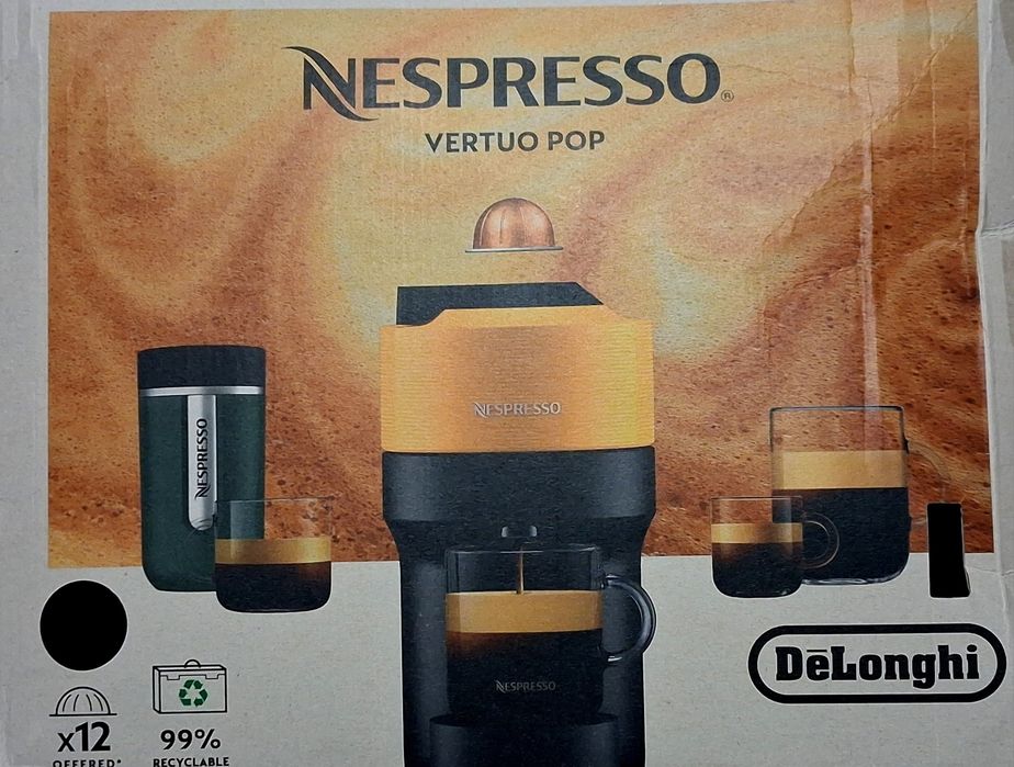 Nespresso Vertuo Pop — Нова в коробці + стартовий набір капсул