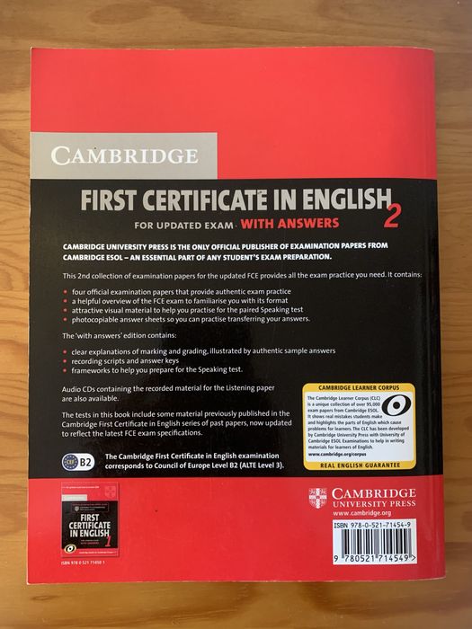 Cambridge First Certificate In English 2