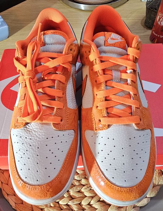 Ténis novos a estrear na caixa, Nike DUNK LOW TOTAL ORANGE, 43 europeu