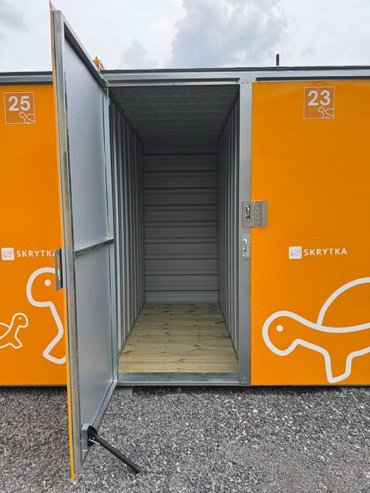 Magazyn samoobsługowy, box kontener magazynowy, garaż blaszany 2m2