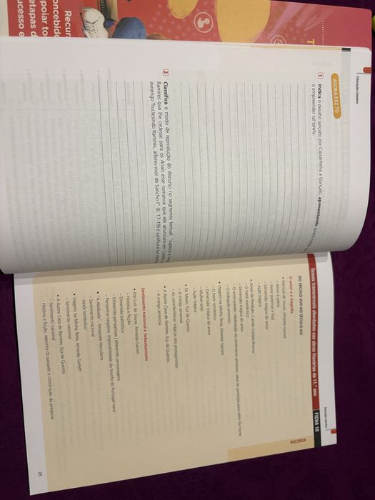 Caderno Atividades paginas 11 - Portiguês 11 Ano