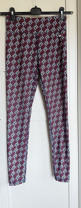 Tommy Hilfiger długie legginsy monogram xs/ s