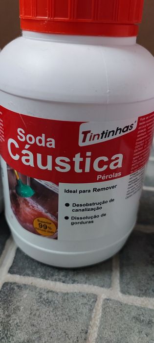 4 Kg Soda Cáustica em Pérolas Tintinhas (4x 1kg) - Seladas