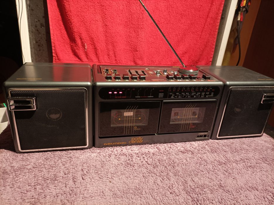 Radomagnetofon vintage,Grundig Party Center. Rzadki model.! Super stan