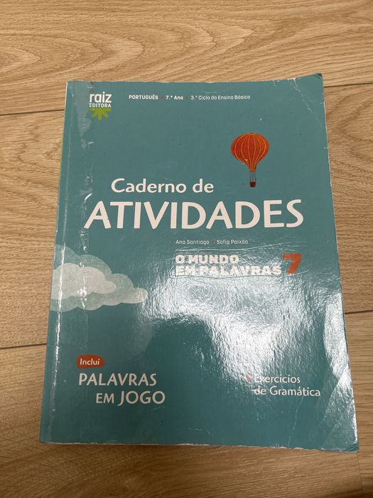 O mundo em Palavras Português 7Ano caderno atividades