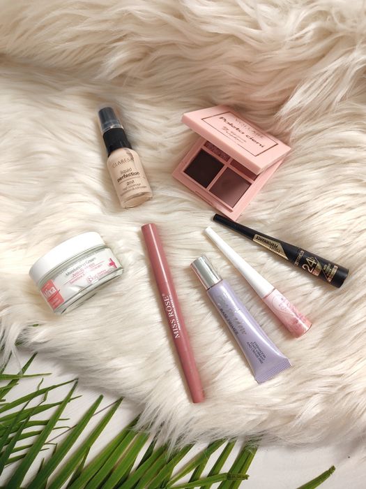 Zestaw kosmetyków Mixa Claresa essence catrice Primark volare
