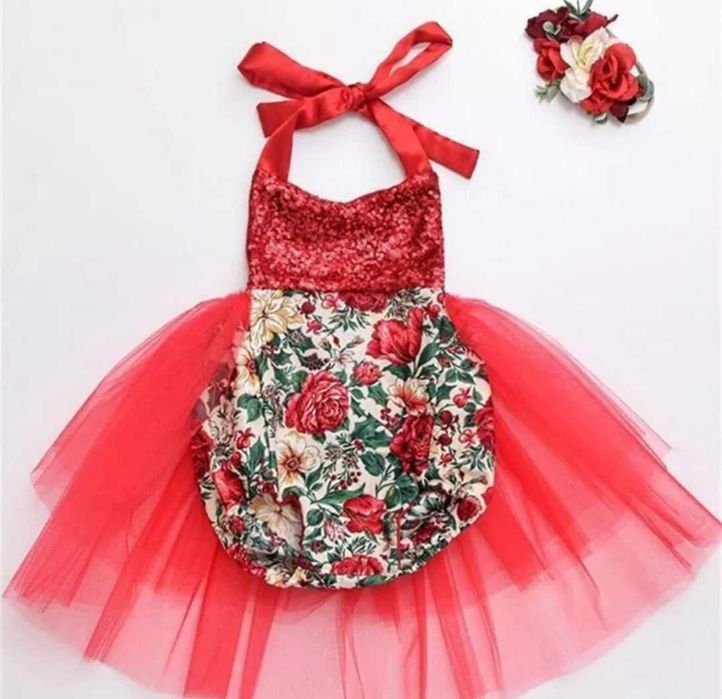 Body com tule Natalício 1 ano