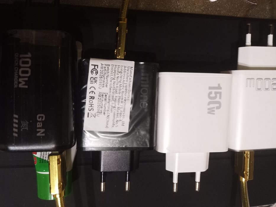 Быстрая зарядка, блок питания,авто12,24W,40,50,67,100,120,150W,+провод