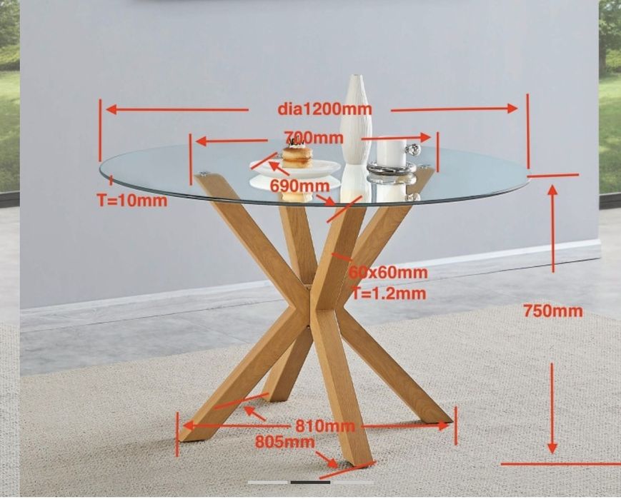 Mesa de jantar redonda