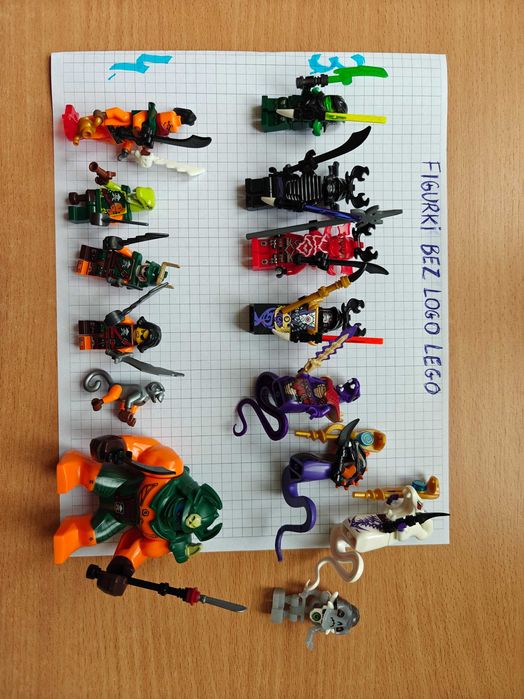 ludziki Lego Ninjago różne sezony