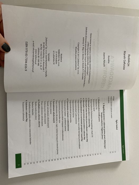 Pracodawca i kierownik - książka