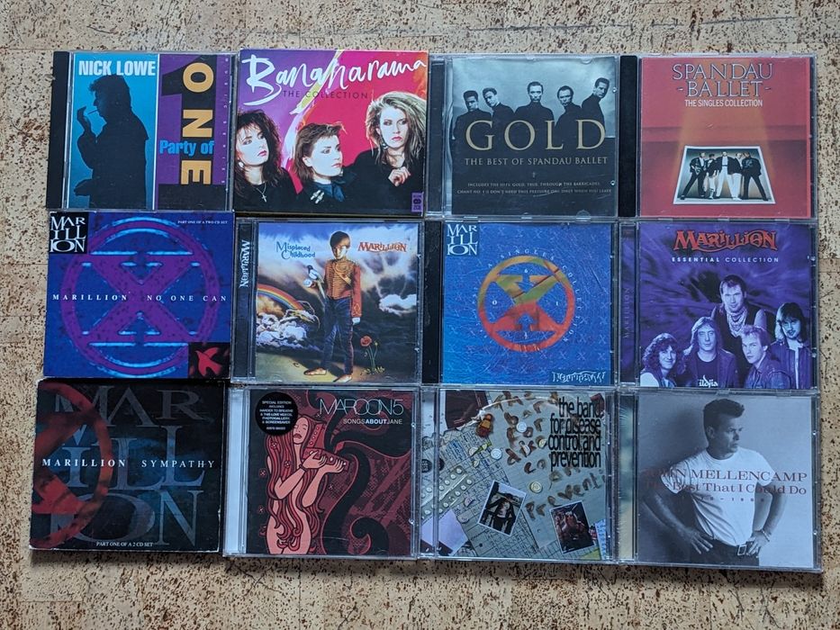 CD диски Meat Loaf, Status Quo, Marillion, Spandau Ballet, Starsailor