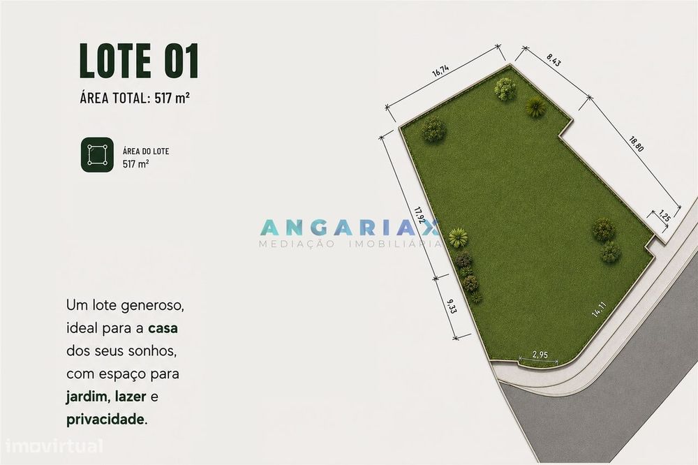 ANG1594 - Terreno para Venda em Marinha Grande