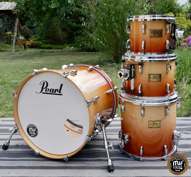 ‼️ Perkusja Pearl Masters Custom MMX 20”, 10", 12", 14" Sunrise Fade ‼️