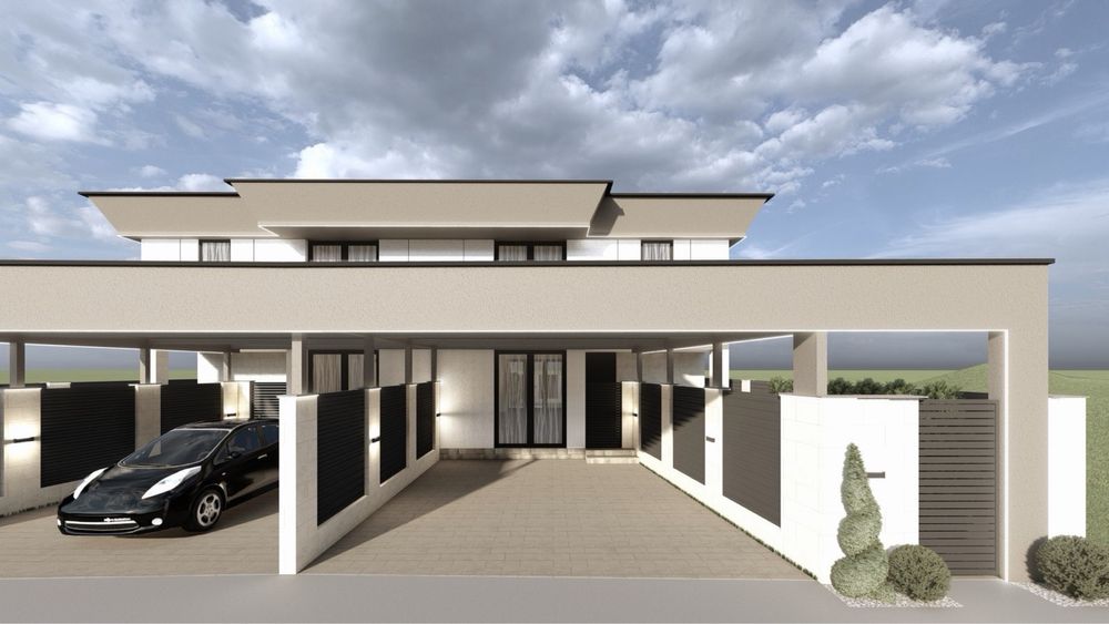 Сучасний дуплекс 2025 року.Мальованка