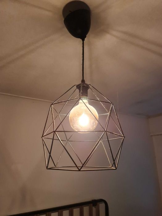 Candeeiro teto + Lâmpada