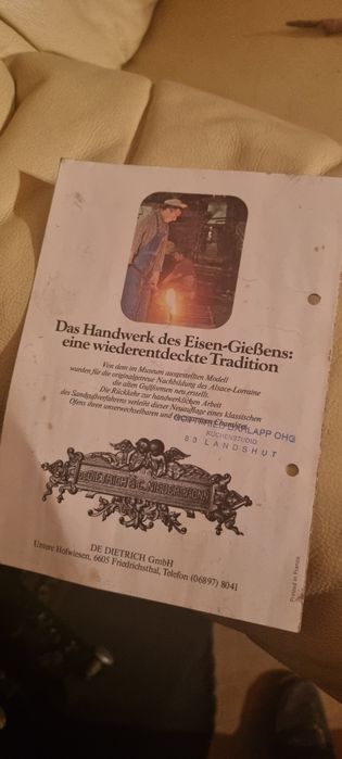 Piec francuski De dietrich