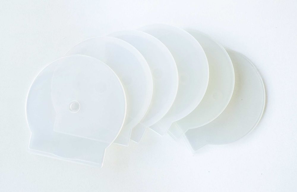 Caixa shellcase transparente para CD/DVD