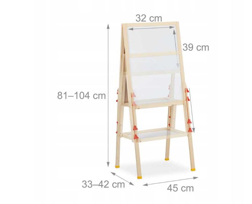 Tablica kredowa Relaxdays 45 x 104 cm