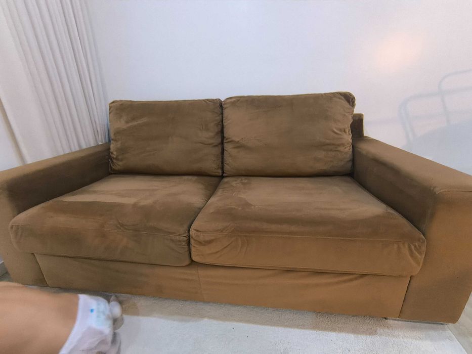Vendo sofá castanho