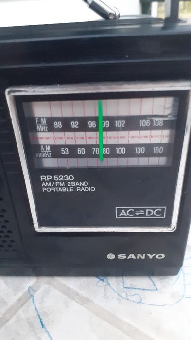 Radio portátil Sanyo